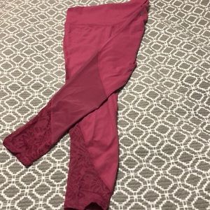 Fabletics High waisted mesh power form 7/8 length